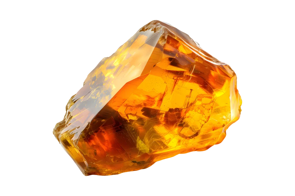 Foto von einem Bersteinkristall